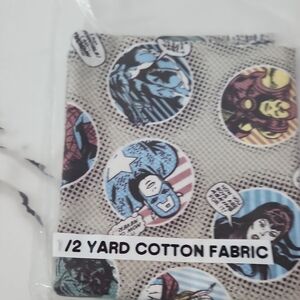 Comic Book Character Cotton Fabric